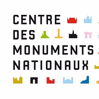 Animation soirée entreprises - Logo de l'entreprise Centre des Monuments Nationaux pour une préstation en réalité virtuelle avec la société TKorp, experte en réalité virtuelle, graffiti virtuel, et digitalisation des entreprises (développement et événementiel)